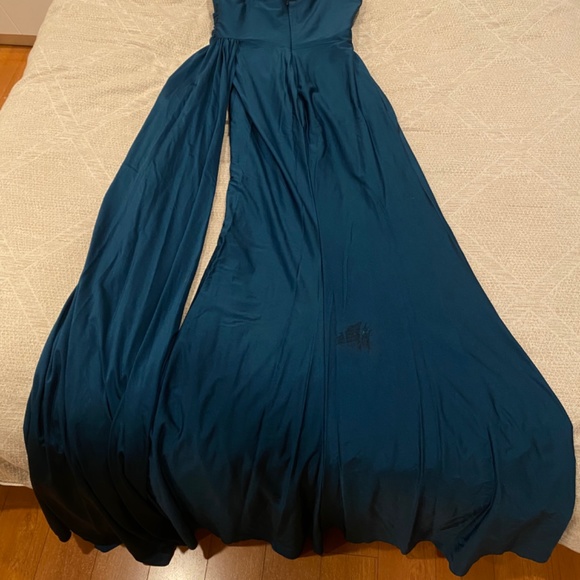 COPY - Portia & Scarlett PS6321 Teal Gown - Picture 8 of 8